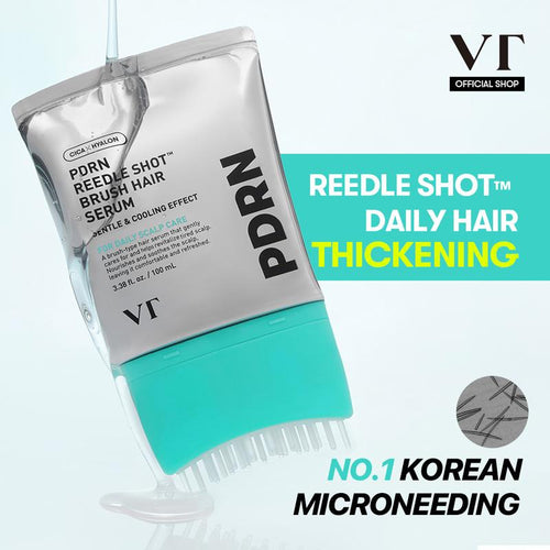 #1 viral PDRN Reedle Shot Hair Brush Serum